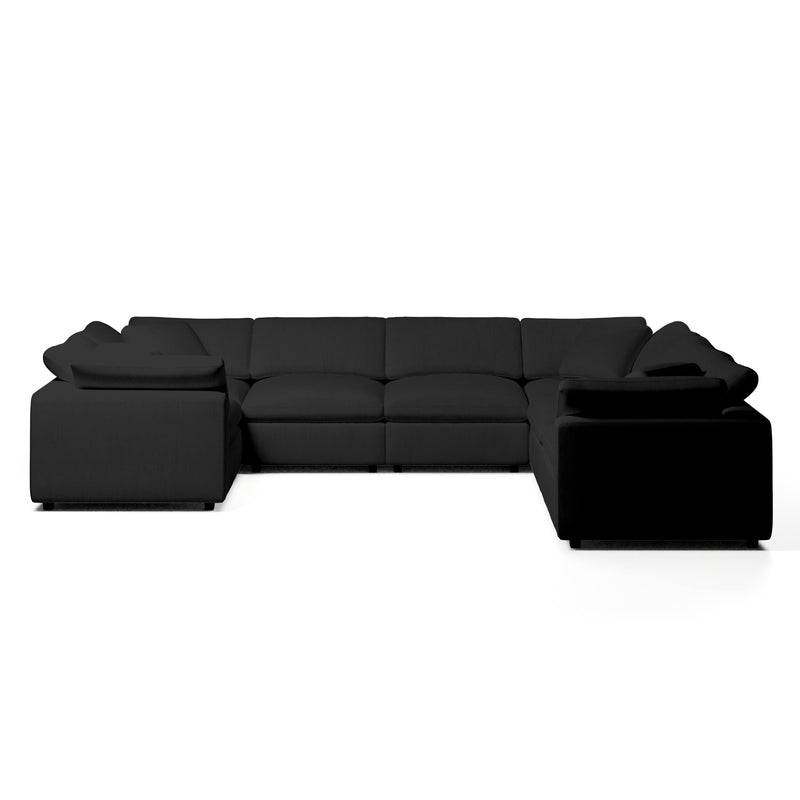 Comfy Modular Sofa - 7-Seater U-Sectional