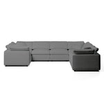 Comfy Modular Sofa - 7-Seater U-Sectional