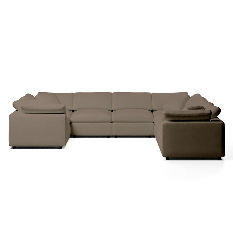 Comfy Modular Sofa - 7-Seater U-Sectional