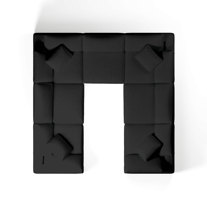 Comfy Modular Sofa - 7-Seater U-Sectional