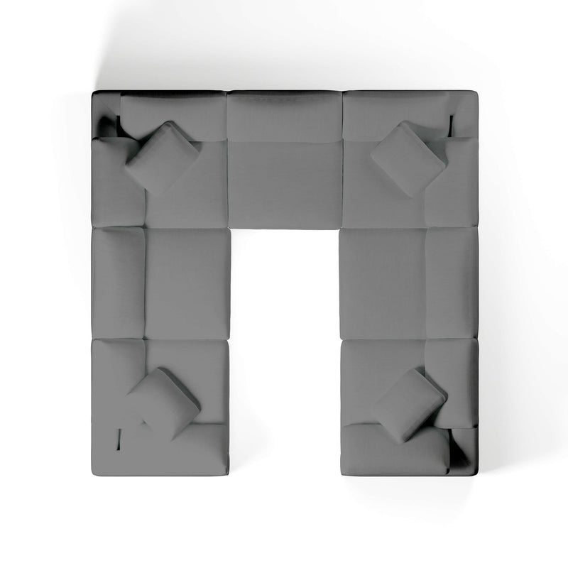 Comfy Modular Sofa - 7-Seater U-Sectional