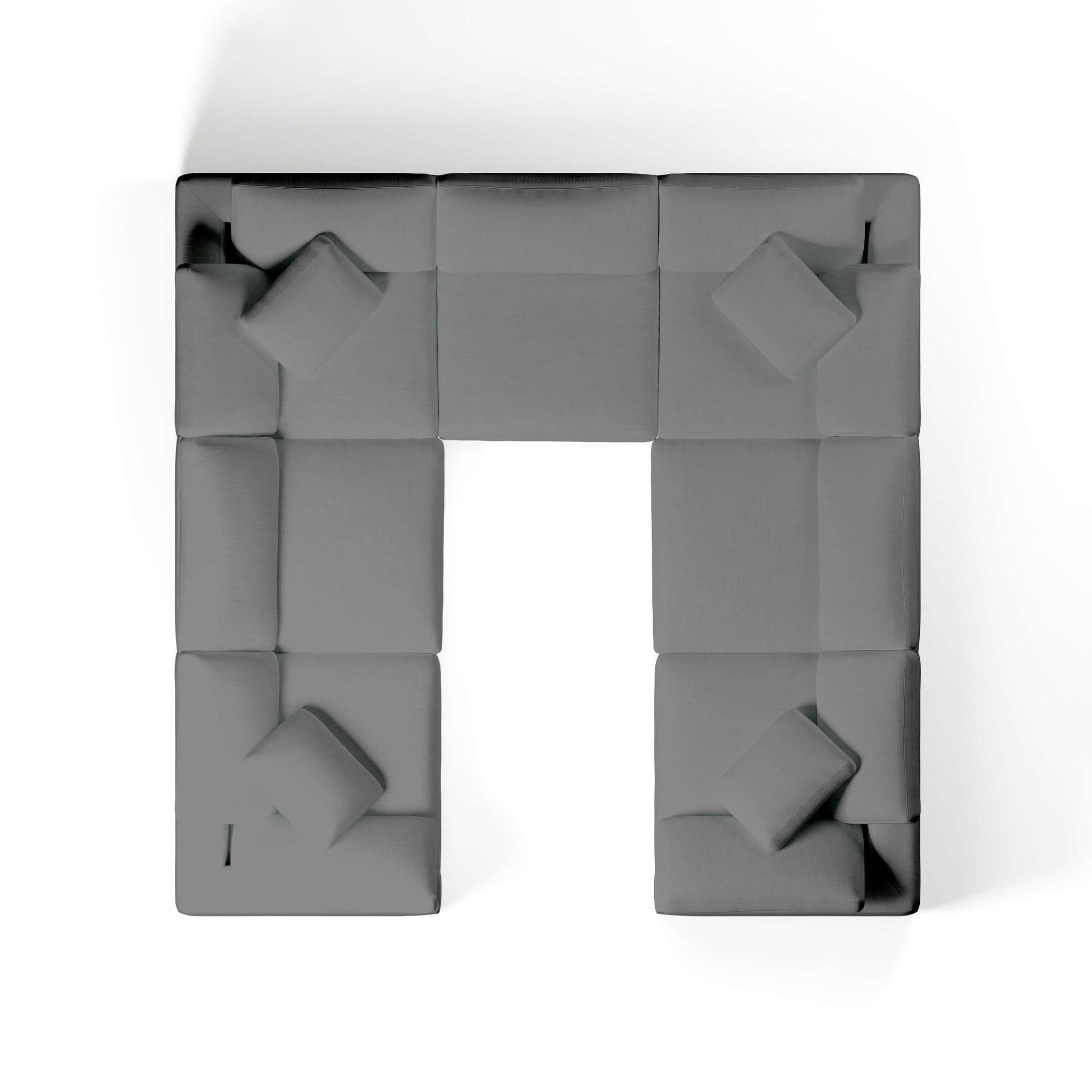 Comfy Modular Sofa - 7-Seater U-Sectional