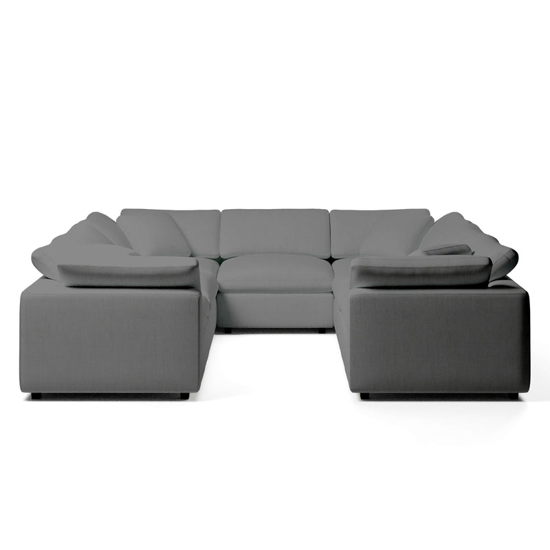 Comfy Modular Sofa - 7-Seater U-Sectional