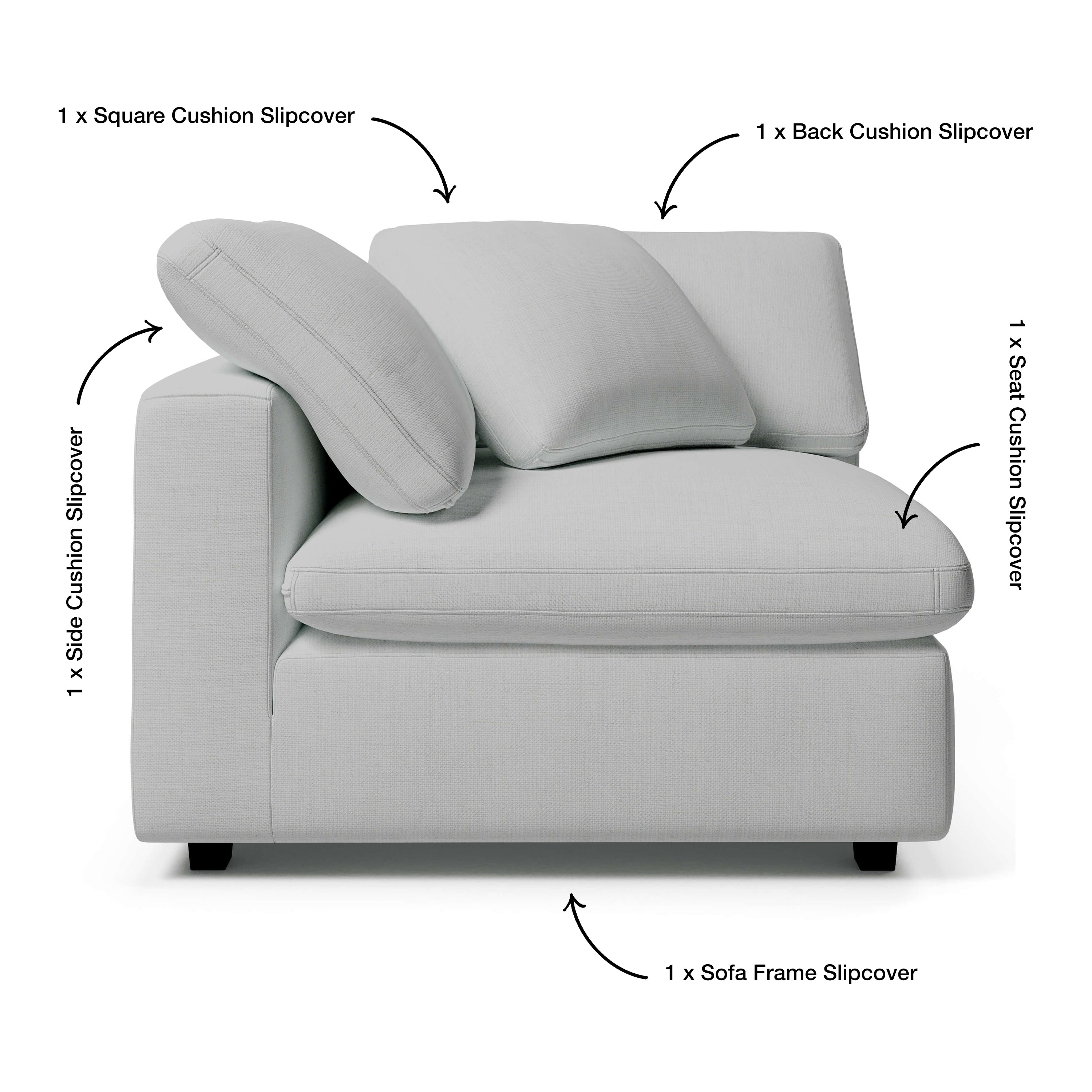 Comfy Sofa - Corner Chair Slipcover Replacement